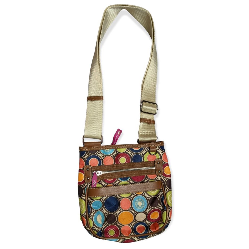 Lily Bloom Circle Multicolor Crossbody Bag